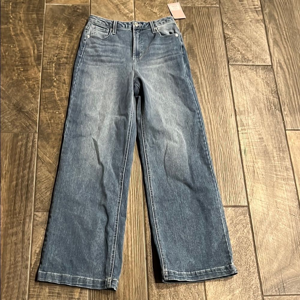 NWT Juicy Couture “Lunita” Blue Flare Wide Leg Jeans